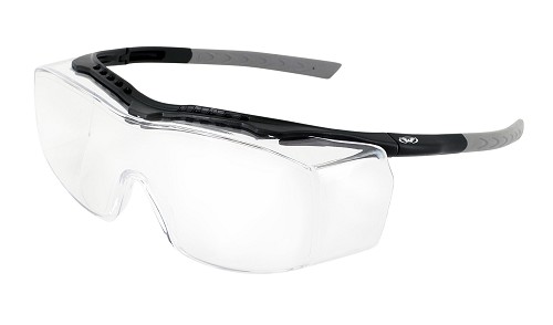Eyesolates Matte Black Clear Lens Motorcycle Sunglasses 