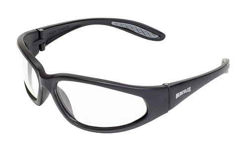 Hercules Clear Lens Motorcycle Safety Sunglasses 