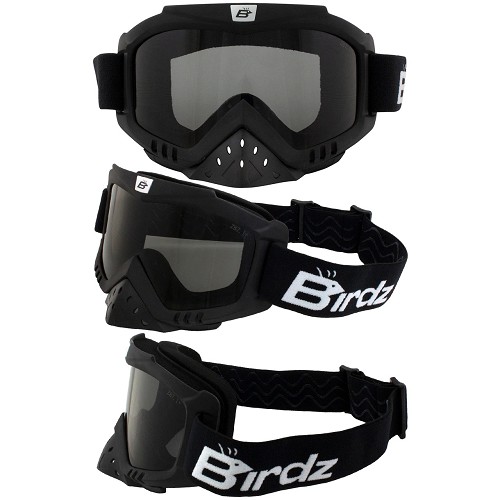 Toucan Vented Goggles with Smoke Lenses 
